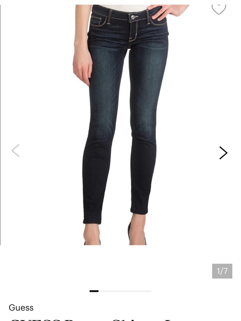 Vintage Guess Power Skinny Low Jeans